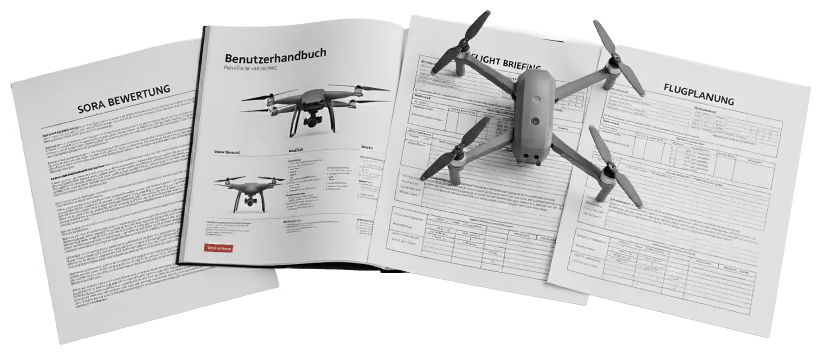 Dronesolut Dokumentenservice – Betriebshandbuch und Genehmigungsunterlagen